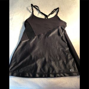 Splits 59 Black Mixed Media Tank